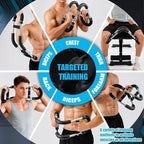 Arm Twister Trainer, 20-60lb Adjustable Chest Exerciser & Arm Trainer, Portable Chest Trainer for Men & Women, Home Gym Upper Body Strength Workout Equipment