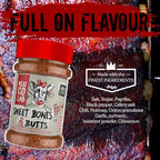 Angus & Oink | Sweet Bones & Butts Rub | Maple & Javanese Sugar Blend | Perfect for Ribs, Pulled Pork & Chicken | Ultimate BBQ Seasoning | 230g