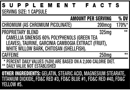 Stacker 3 Metabolizing Fat Burner with Chitosan, Capsules, 100Count Bottle