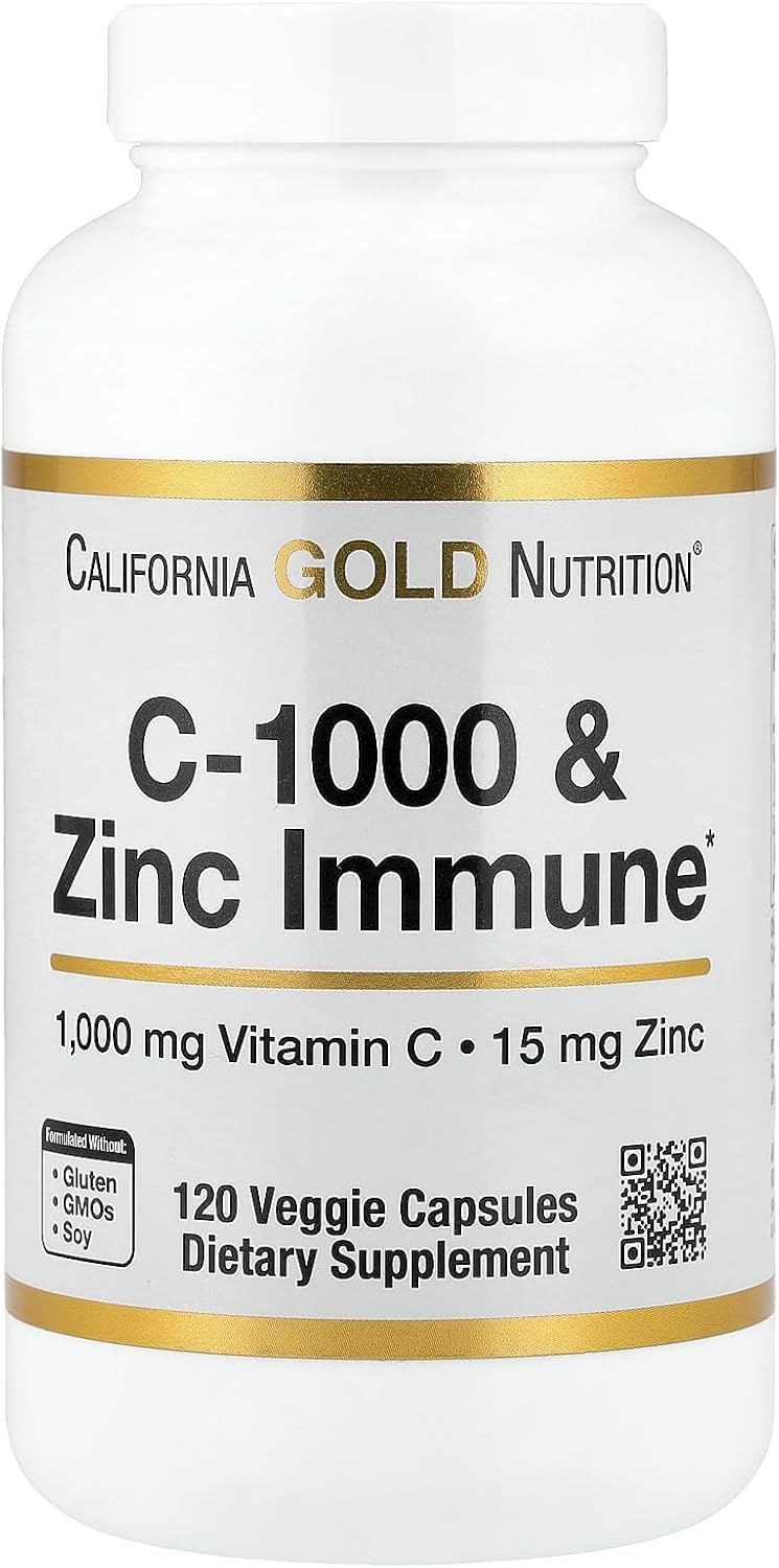 SuperNutrition, C-1000 & Zinc Immune, Seasonal Support Formula*, Antioxidant Protection*, 120 Day Supply (Packaging May Vary)
