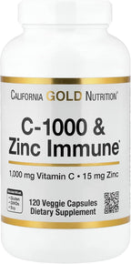 SuperNutrition, C-1000 & Zinc Immune, Seasonal Support Formula*, Antioxidant Protection*, 120 Day Supply (Packaging May Vary)