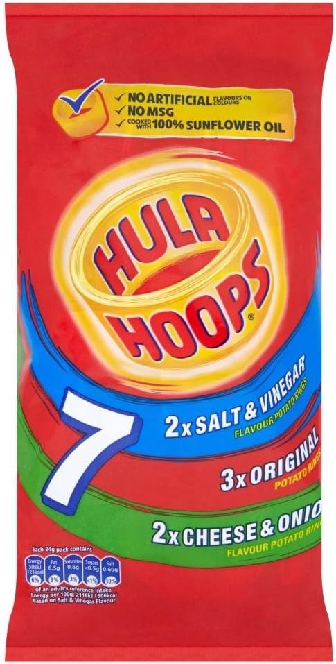 KP Hula Hoops - Variety (7x24g)
