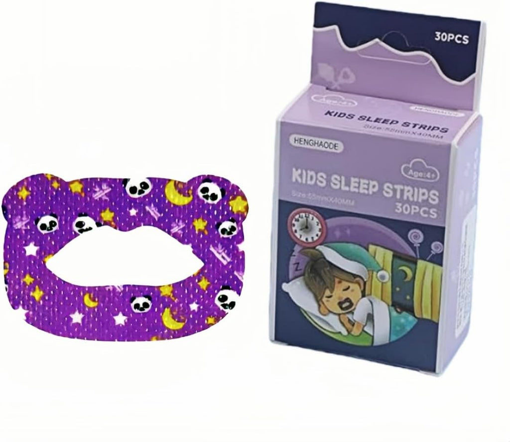 Sleep Strips for Mouth Breathing，Anti - Snoring Sleeping Mouth Strips Non - Woven Fabric for Nose Breathing, Suitable for Both Kids and Adults/30 Pcs/Box (Kid)