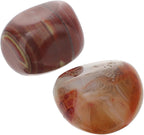 ORFOFE 2pcs Irregular Agate Stone Sardonyx Healing Stones Natural Agate Rough for Crystal Healing Decor Meditation Chakra Balancing