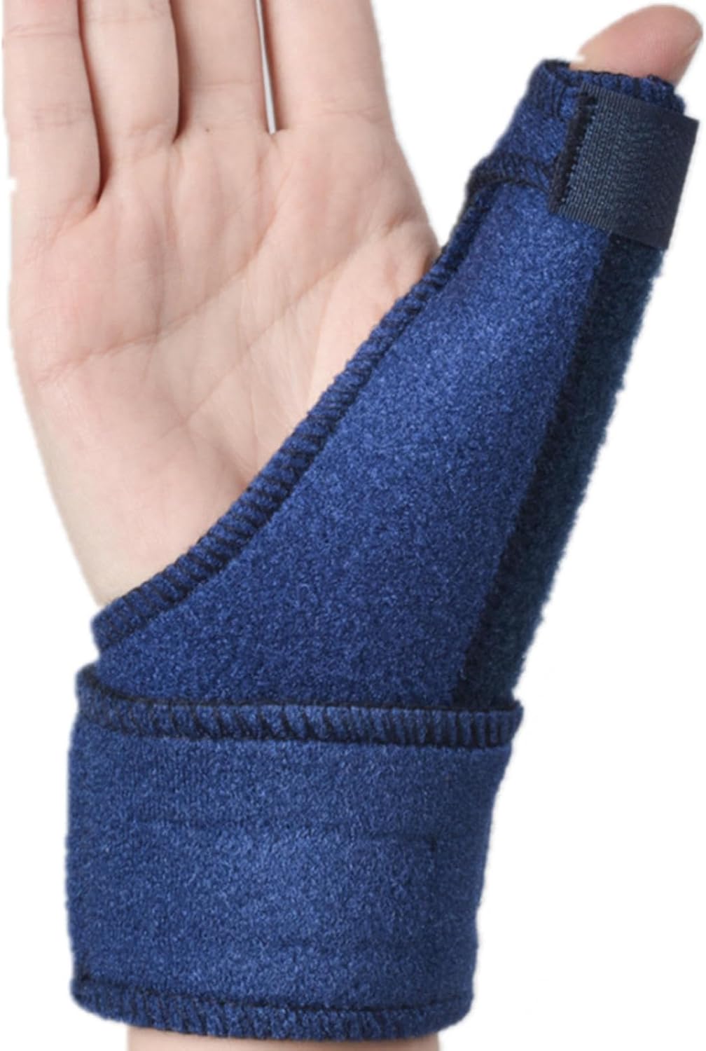 VIDECOR Sports Medicine Reversible Adjust-to-Fit Thumb Stabilizer, Thumb Splint & Wrist Brace - Thumb Stabilizer & Wrist Support for Tendonitis Pain, Arthritis,Blue