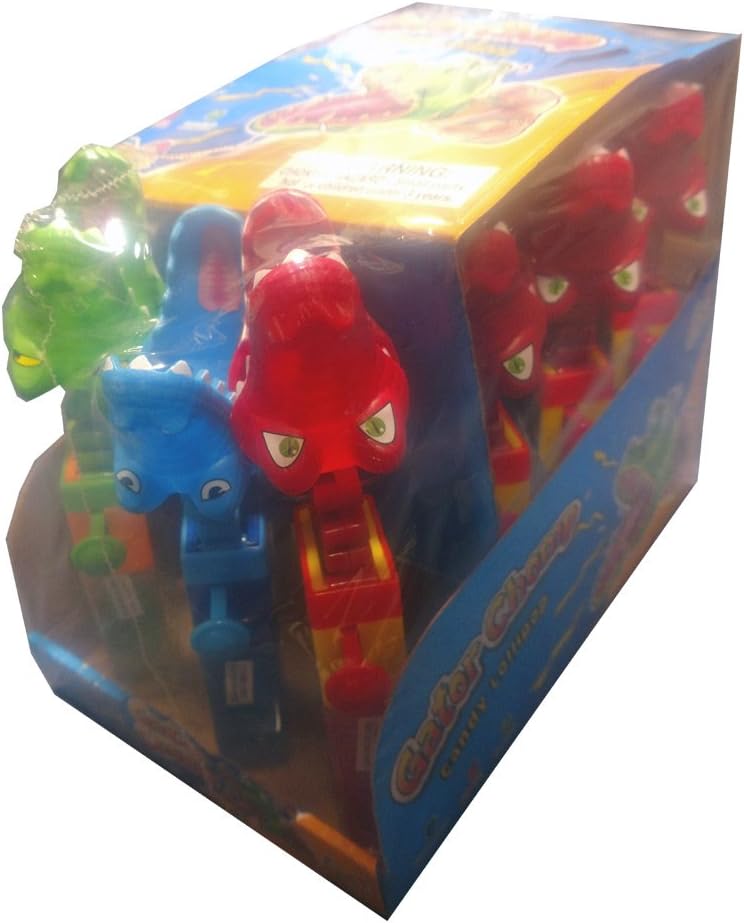 Gator Chomp Lollipops: 12-Piece Box