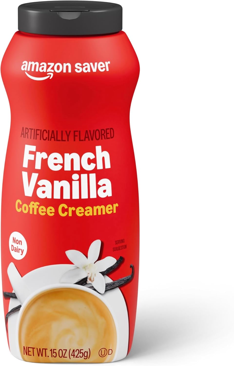Amazon Saver, French Vanilla Powdered Coffee Creamer, 15 Oz