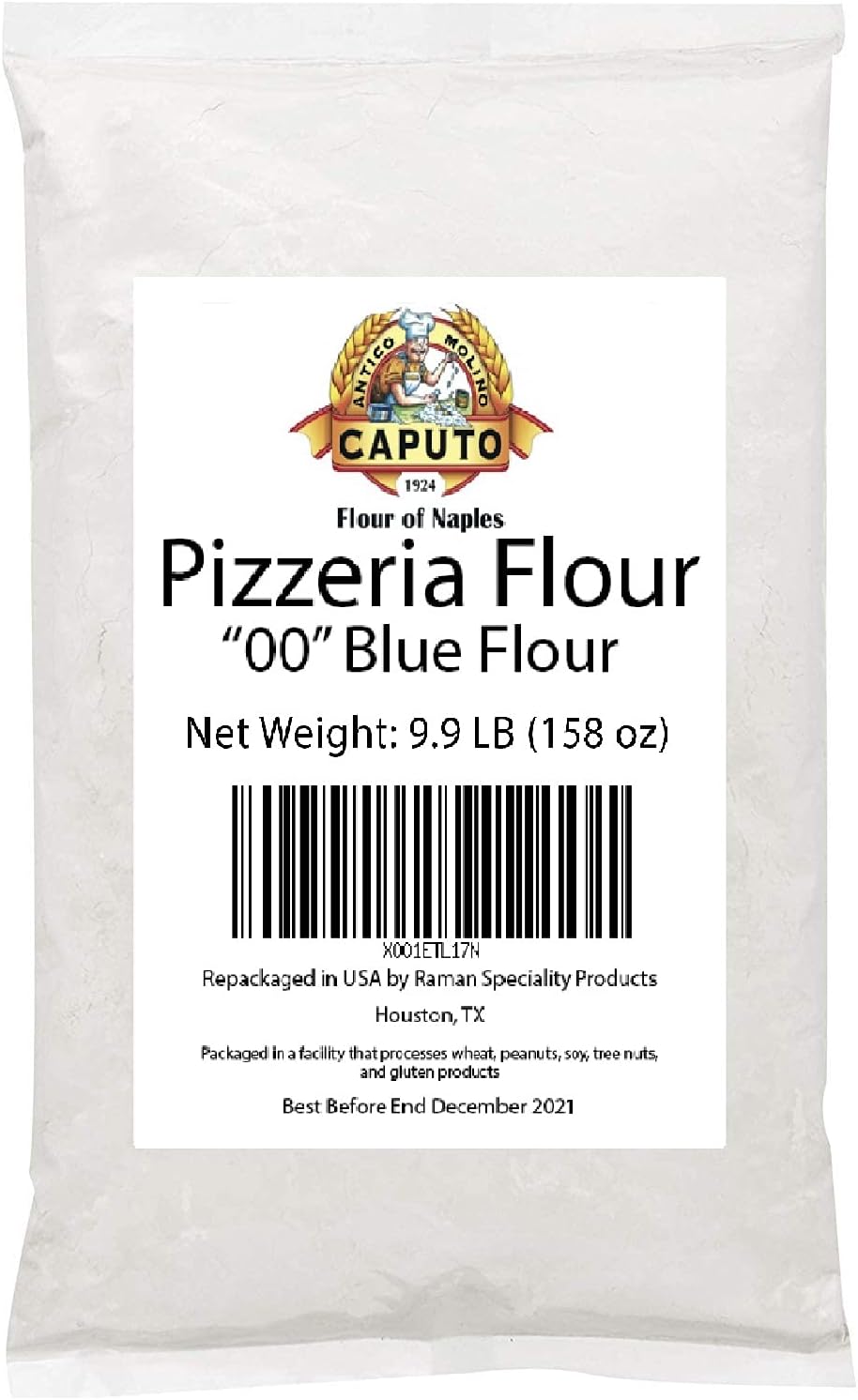 Antico Molino Napoli Caputo 00 Pizzeria Flour, Repack, 9.9 Pound
