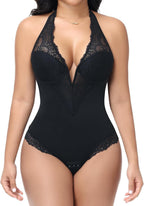 SHAPERIN Sexy Lace Bodysuits for Women Tummy Control Shapewear Built in Bras Corset Body Suit Going Out Outfits