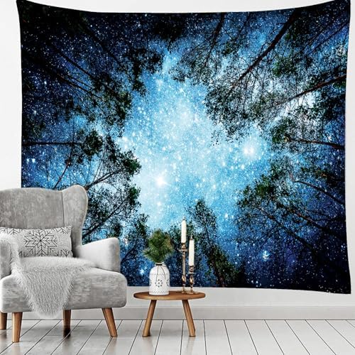 Starry Sky Astrology Tapestry – Celestial Space Constellation Wall Hanging for Bedroom, Living Room, Office