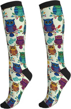 Compression Socks For Women & Men Circulation 15-20 Mmhg Knee High Nursing Travel Running Athletic Flight