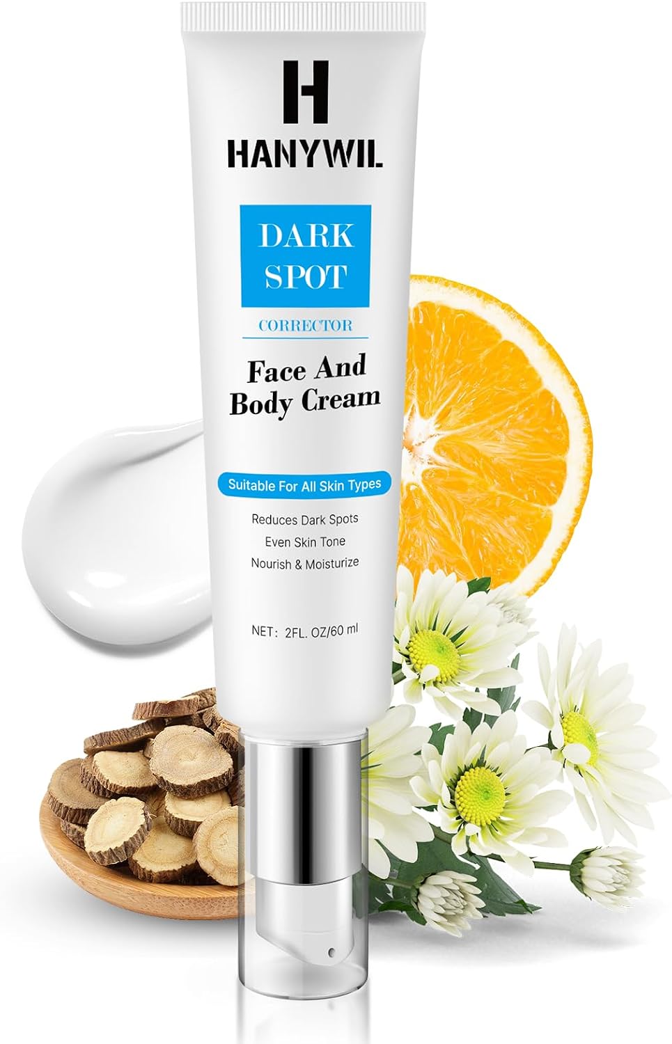 HANYWIL Dark Spot Remover for Face & Body Serum,Dark Spot Corrector Serum for Hyperpigmentation,Treatment for Sun Spots, Age Spots, Melasma, Dermatologist-Tested Skin Tone Evenser (2.0 Fl Oz)