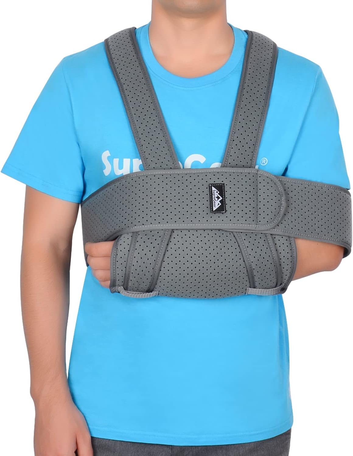 supregear Arm Sling Shoulder Immobilizer for Women & Men, Adjustable Breathable Support Brace for Rotator Cuff, Fracture, Dislocation & Post-Op Recovery, Left or Right Arm