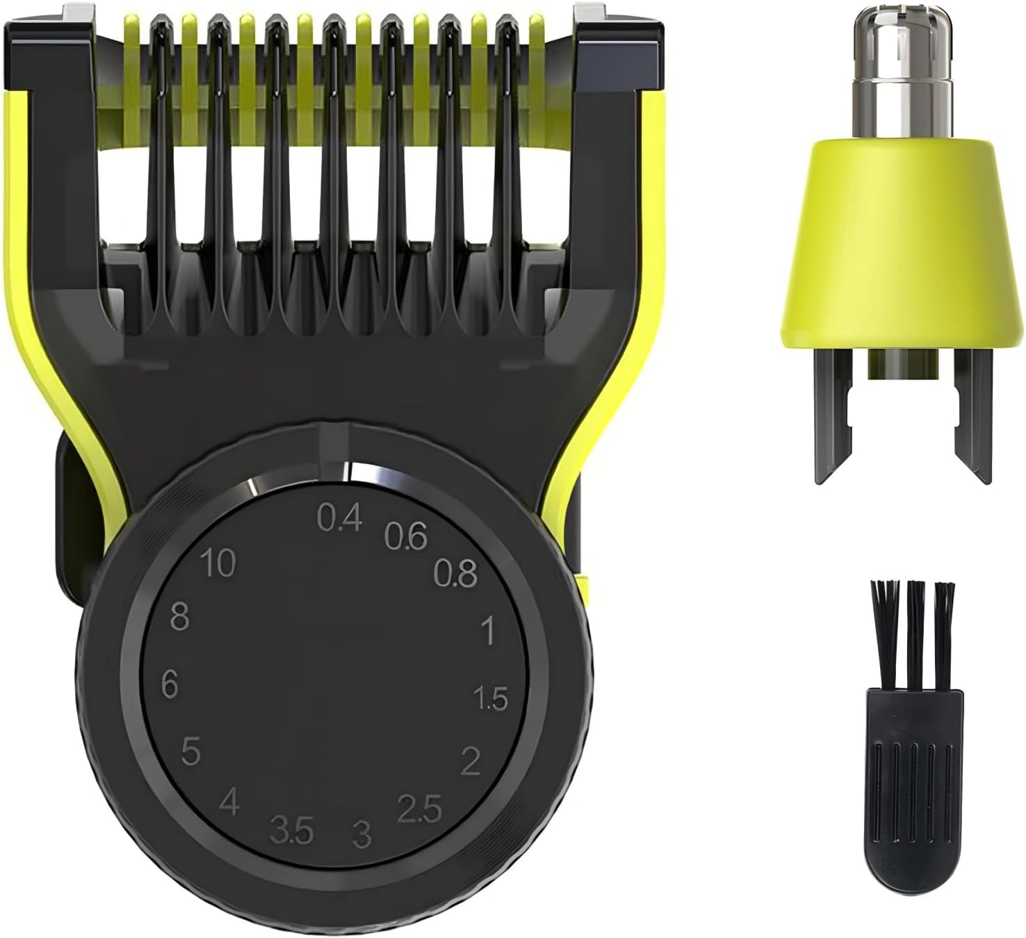 Adjustable Guide Comb for One Blade QP2520 QP2530 QP2620 QP2630 & Nose Trimmer Replacement Head Blade for One Blade, Accessories for One Blade