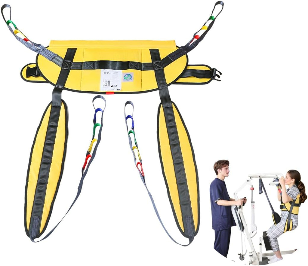 EZ Assistive Sit to Stand Patient Lift Sling for Elderly & Disabled Transfer,Medical Sling for Home Use Assist Device, 500lbs SWL