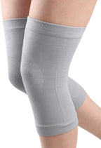 1 Pair Knee Compression Sleeves for Women & Men, Lightweight Thin Knee Sleeves for Knee Pain Relief, Knee Warmers Knee Brace Undersleeve Dancer Knee Pads, Knee Brace for Women Daily Use, Vendas Para Rodillas (Gray, Medium)