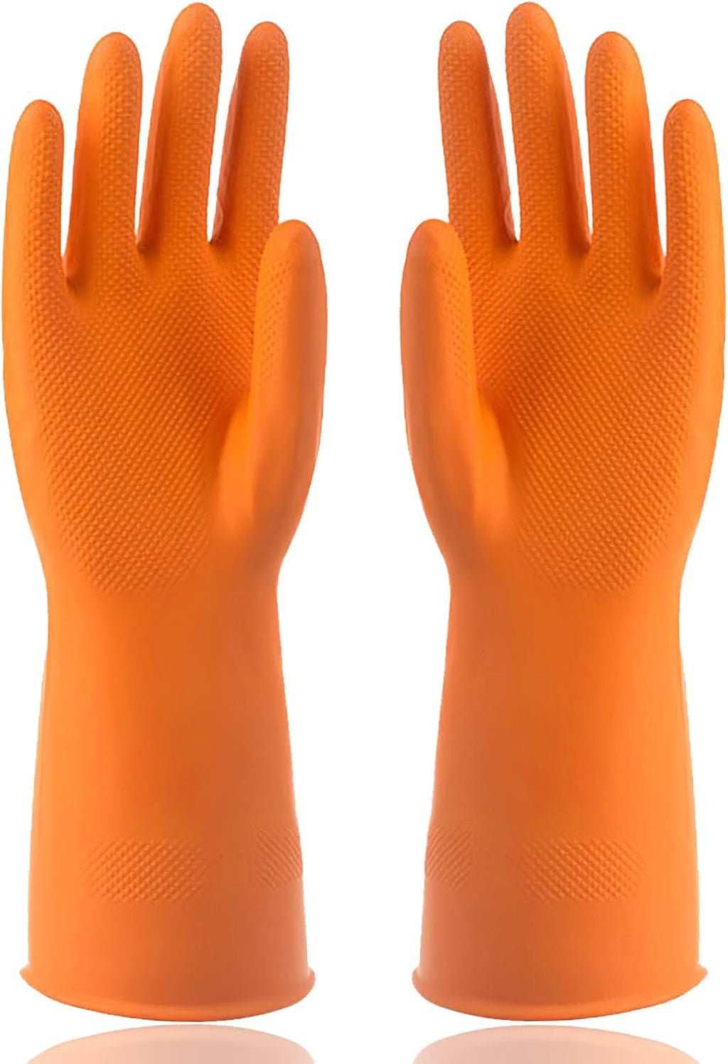 Sibba 1 Pairs Rubber Gloves Dishwashing Kitchen Dish Clean Wash Household Dishwasher Heavy Duty Bathroom Gardening