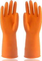Sibba 1 Pairs Rubber Gloves Dishwashing Kitchen Dish Clean Wash Household Dishwasher Heavy Duty Bathroom Gardening