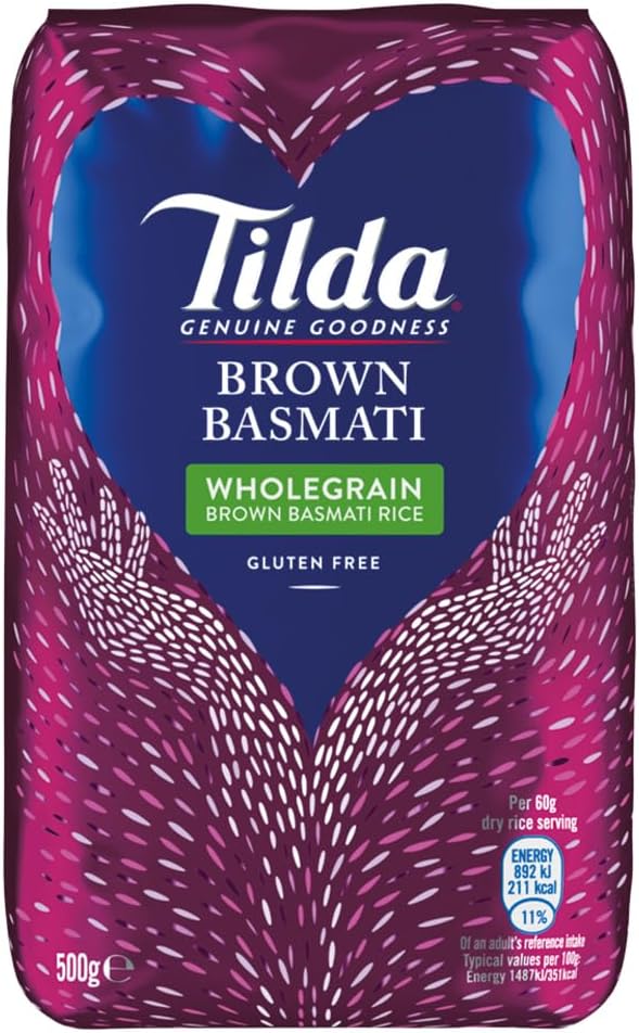 Tilda Wholegrain Basmati Rice (500g)