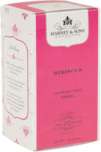 Harney & Sons Hibiscus Tea, Caffeine-Free Herbal Teabags, Box of 20