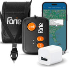 FONIE GPS Medical Alert System for Seniors - 4G Mini Phone with Real-Time Tracking - Fall Detection, Panic SOS Button, Two-Way Voice Talk – Wearable and Waterproof - Subscription Required