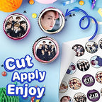 30 x Edible Cupcake Toppers – Music Themed Collection of Edible Cake Decorations | Uncut Edible on Icing Sheet