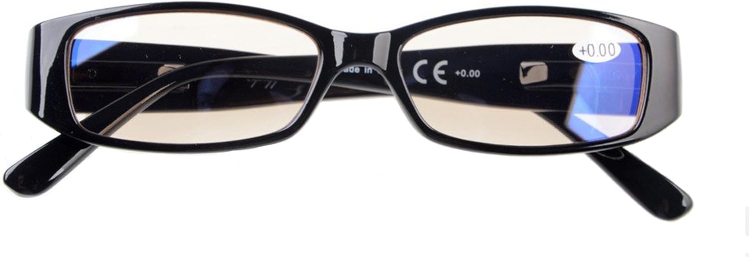 CessBlu Computer Glasses with Crystals for Women Reading Blue Light Filter Eyeglasses