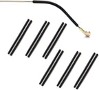 6Pairs Anti-slip Temple Tips Glasses Sleeve Cover, Eyeglass Ear Grips for Thin Metal Temple Width 1-1.5mm,55mm