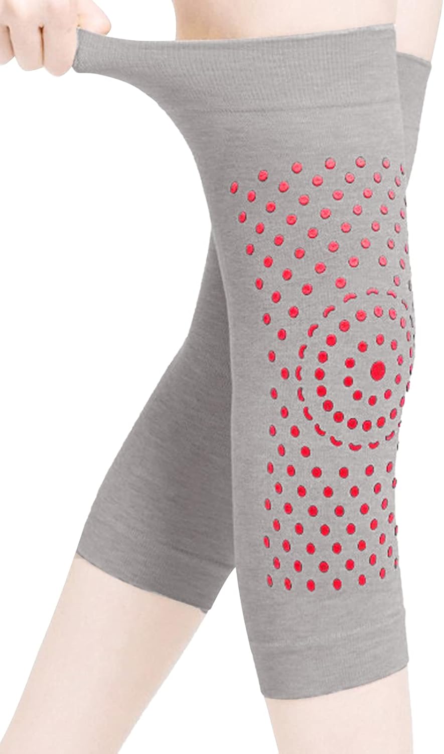 Self Heating Knee Brace for Women Men Stretchy Warm Cotton Compression Sleeve Knee Support Hot Therapy Knee Pads for Knee Injury Arthritis Joint Pain Soreness Cramps Meniscus Pain Muscle pain Relief