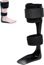 SinWar AFO Foot Drop Brace for Walking, Lightweight Ankle Support Orthosis with Half Foot Plate, Adjustable Strap, Drop Foot Postural Correction Brace for Men and Women (L-right)