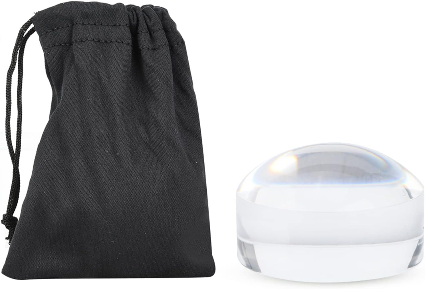 8X Magnifier Dome,Portable Paper Reading Acrylic Magnifier Dome,Hands Design for Any Place