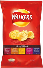 Walkers Meaty Variety Crisps 25g x 10 per pack