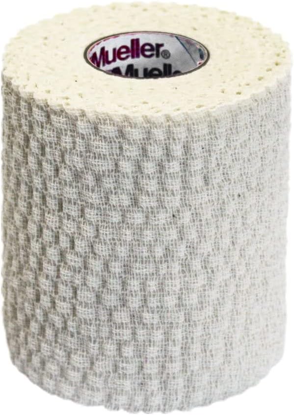 Mueller Tear-Light Tape, White, 7.6 cm x 6.8m, 1 roll