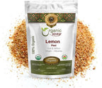 Organic Way Dried Lemon Peel Cut & Sifted (Citrus limon) - Organic & Kosher Certified | Vegan, Non GMO & Gluten Free | USDA Certified | Origin - India (1 LB / 16 Oz)