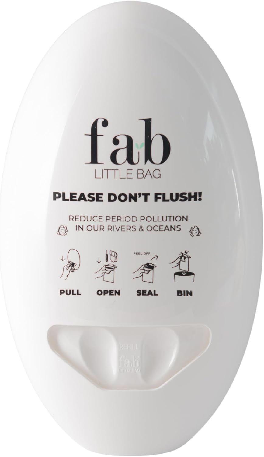 Fab Little Bag Feminine Hygiene Disposable Bags Holder for Tampons and Sanitary Pads, Feminine Care Products Dispenser