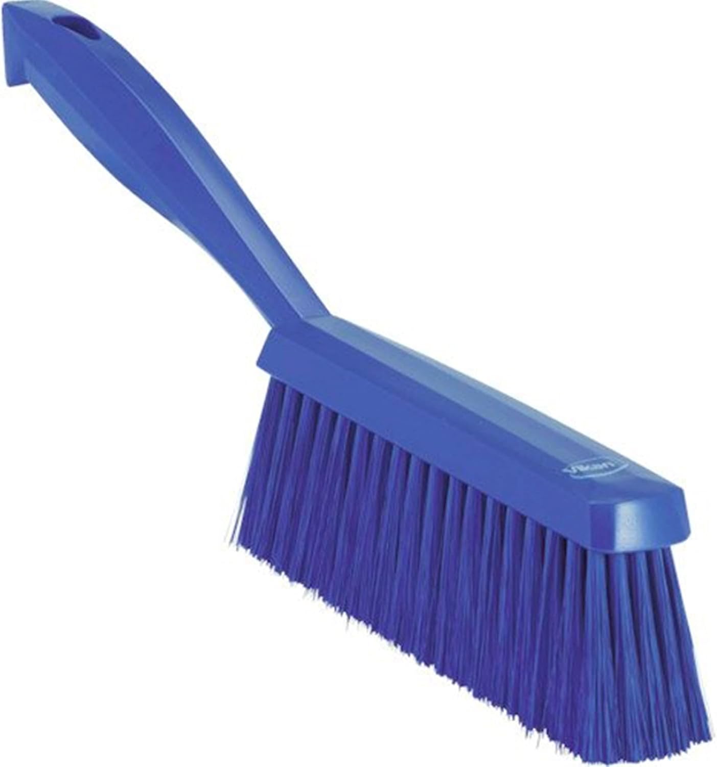 Vikan 45898 Bench Cleaning Brush, Polypropylene/Polyester Medium Bristle Dustpan Brush & Sweeper, 14 Inch, Purple