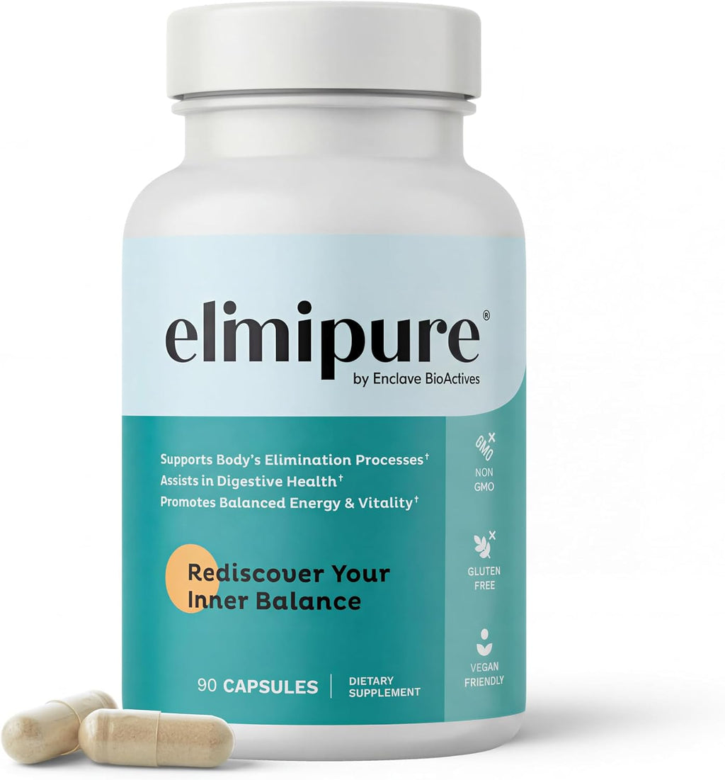 Elimipure Gut Cleanse & Restore Supplement: Natural & Effective Detox Cleanse Capsules | Fortify Your Microbiome | Effortless Morning Stools | Restore Your Gut from the Inside Out