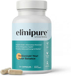 Elimipure Gut Cleanse & Restore Supplement: Natural & Effective Detox Cleanse Capsules | Fortify Your Microbiome | Effortless Morning Stools | Restore Your Gut from the Inside Out
