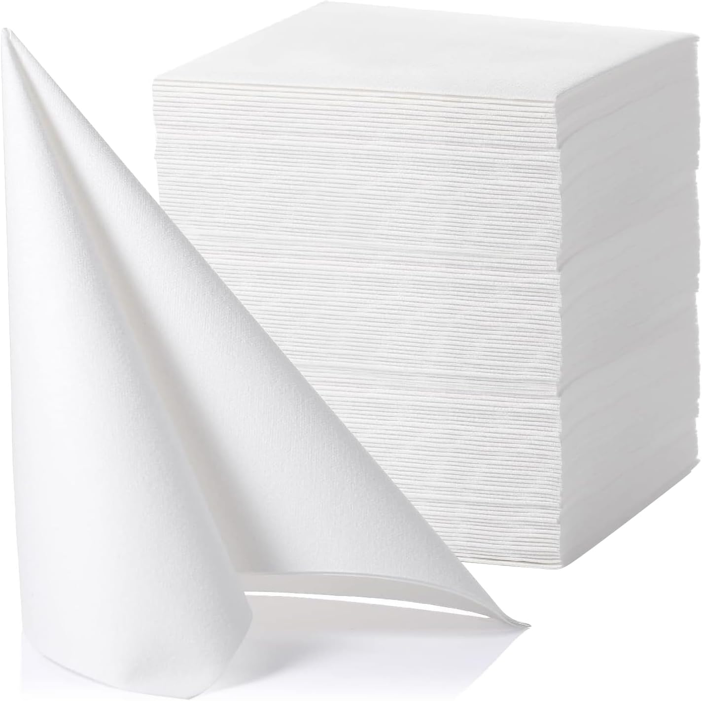 LEKOCH 100-Pack Premium Airlaid Napkins & Guest Towels - 16x16 Inch Large Linen-Feel Disposable Paper | Ultra Soft, Absorbent & Cloth-Like | For Dinner, Wedding, Party, Kitchen, Bathroom