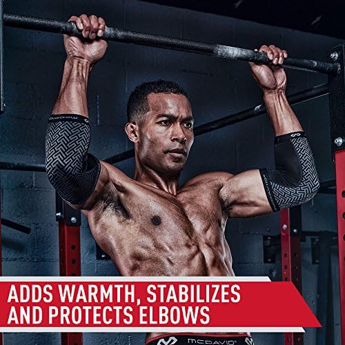 Mcdavid Crossfit Elbow Sleeve Support & Dual Compression for Enhanced Performance & Support, Powerlifting, Weightlifting for Men & Women (1 Pair)