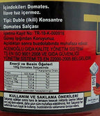 Oncu Traditional and Natural Pastes (Turkish) (Tomato Paste, 700 Gr / 24.64 Oz)