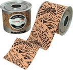 Dynamic Tape Original - Biomechanical Athletic Tape | 4 Way Stretch & Stronger Recoil Than Kinesiology Tape | Designed for Muscle & Joint Load Management | High-Load Sports Use (2" Black/Beige Roll)