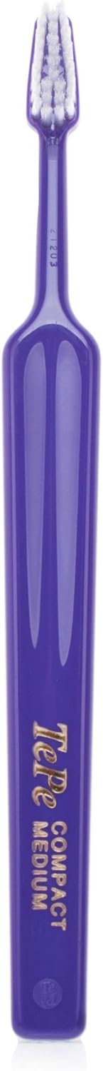 TePe Select Compact Medium Toothbrush/Small, User-Friendly Brush / 1 x Select Compact Medium Brush