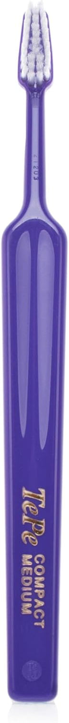 TePe Select Compact Medium Toothbrush/Small, User-Friendly Brush / 1 x Select Compact Medium Brush