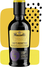 Mazzetti Fig Glaze Balsamic Vinegar of Modena PGI, 7.3 Fl Oz, Versatile, Thick & Rich, Perfect for Drizzling, Cheese & Fruits, Crafted in Italy