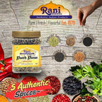 Rani Panch Puran (5 Spice) 16oz (1lb) 454g PET Jar ~ All Natural | Vegan | Gluten Friendly | NON-GMO | Indian Origin (Equal Blend of Fenugreek, Mustard, Kalonji/Nigella, Fennel and Cumin)