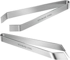 2 Pcs Fish bone tweezers,Stainless Steel Tweezers Flat and Slant for Fish Bones,Pig and Chicken Hair Remover