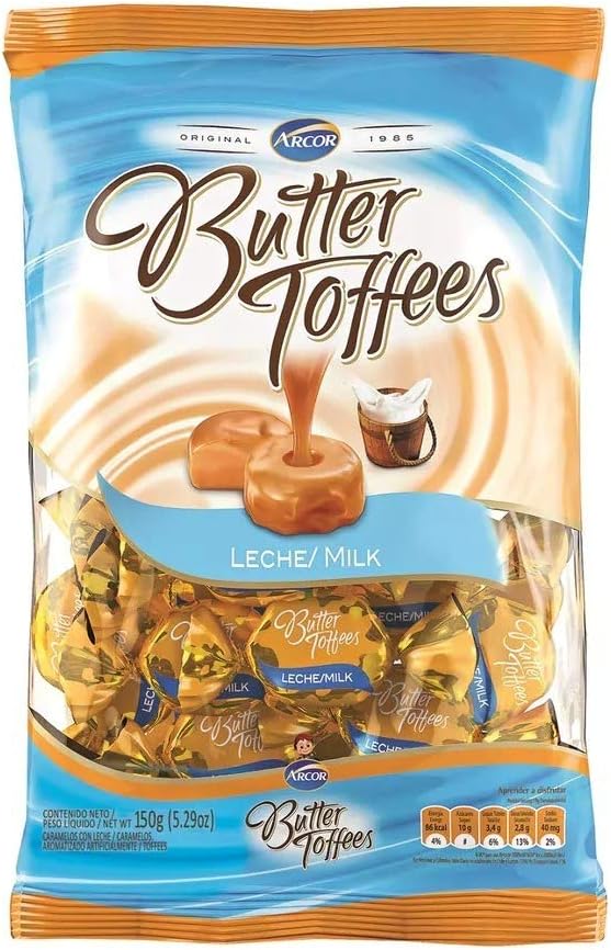 Arcor Butter Milk Toffees 950g 2.1lb.