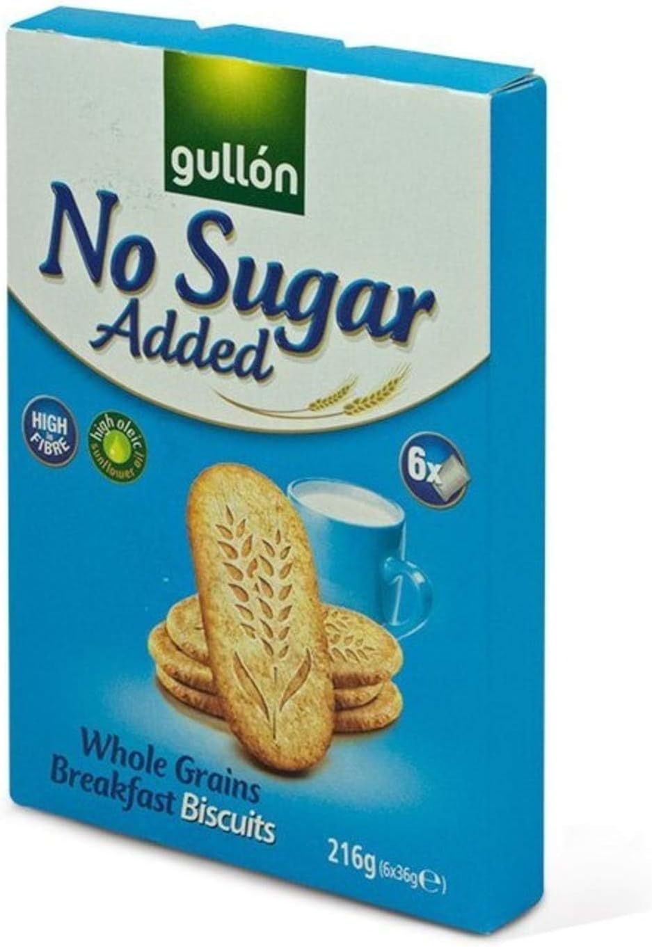Gullon Whole Grain Breakfast Biscuits 7.62 oz. - No Sugar Added