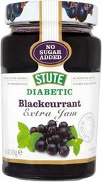 Stute Diabetic No Added Sugar Blackcurrant Jam 430g